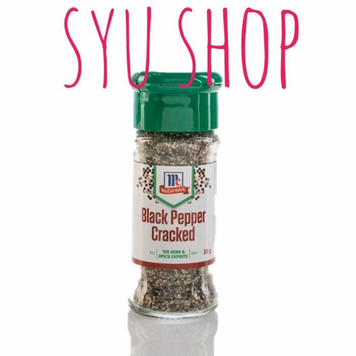 MCCORMICK BLACKPEPPER CRACKED 35 GR MC CORMICK BLACK PEPPER