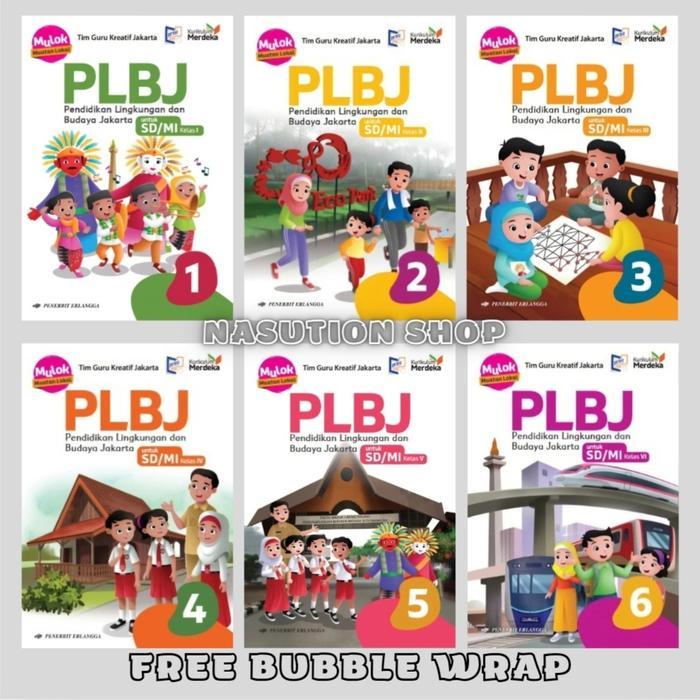 BUKU PLBJ KELAS 1 2 3 4 5 6 SD/MI PENERBIT ERLANGGA KURIKULUM MERDEKA ORIGINAL