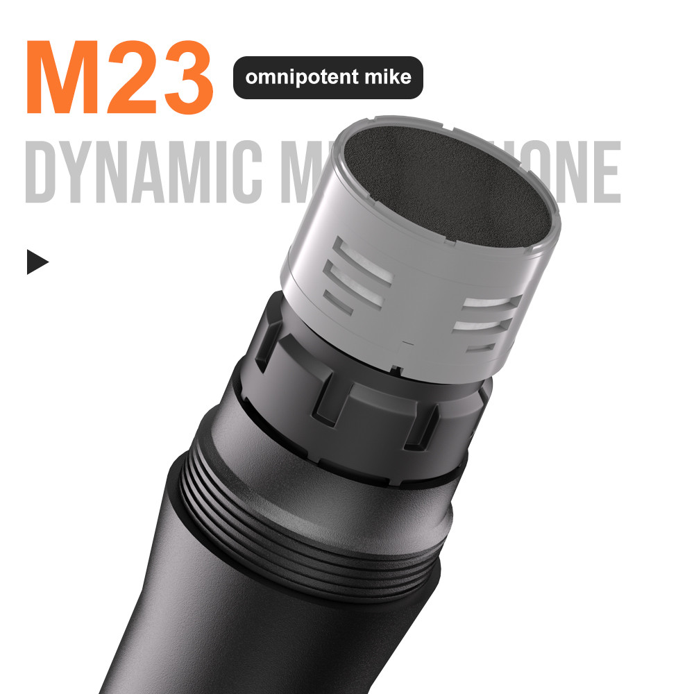 Wireless Microphone M23-4 UHF Recording Universal Karaoke Mic With Lithium Battery Receiver For