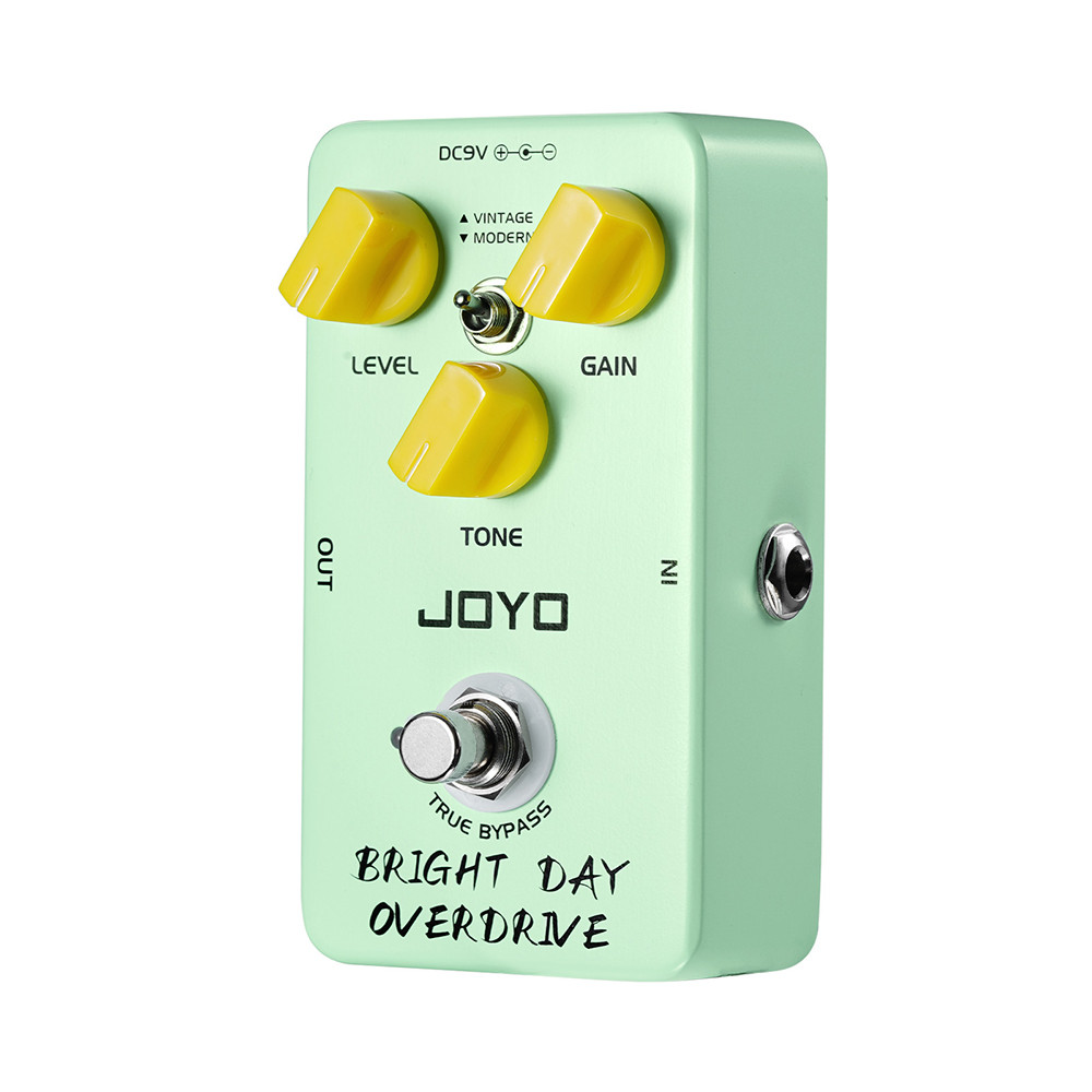 JOYO JF-25 BRIGHT DAY OVERDRIVE Vintage Blues Overdrive Guitar Effect Pedal Modern & Vintage Tone