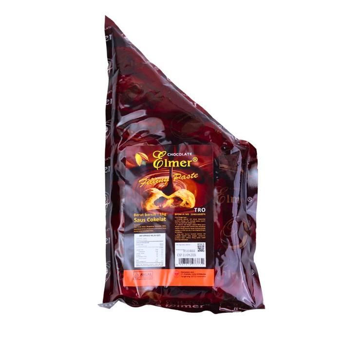 Elmer Chocolate Filling Paste Tropical 1 Kg - Olesan Topping Isian Coklat