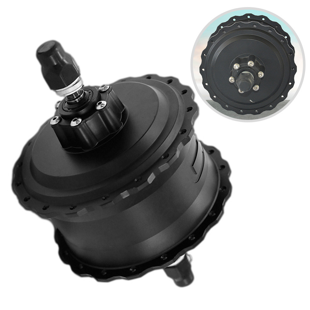 Electric Bike Motor 175/195mm 20/24/26inch 48V 750W 9 Pin Brushless Hub Motor Fat Bike Wheel Motor