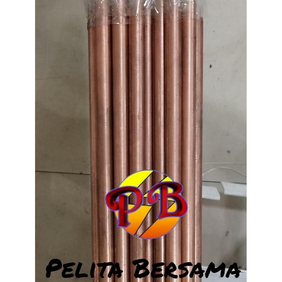 Gumi Store Grounding Rod / Copper Rod 5/8 x 1.5 Meter Full Tembaga / Tembaga