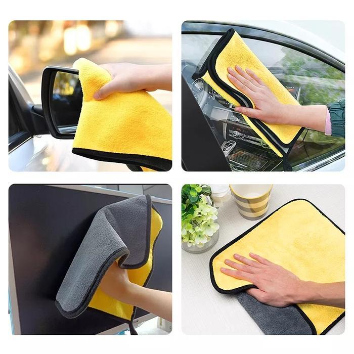 kain lap mikrofiber (besar) kain lap mobil motor piring