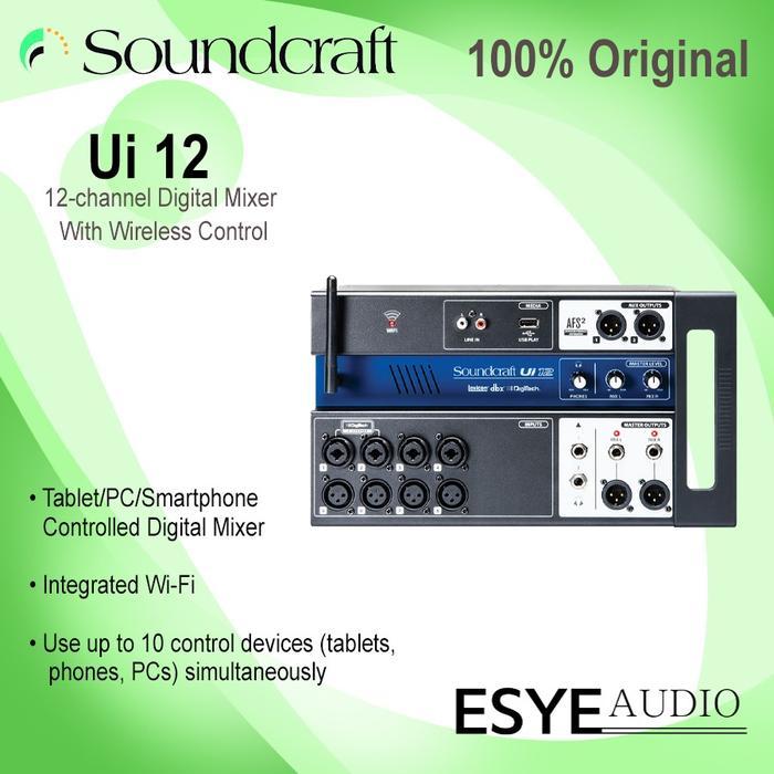 Mixer Digital Soundcraft Ui 12 Original