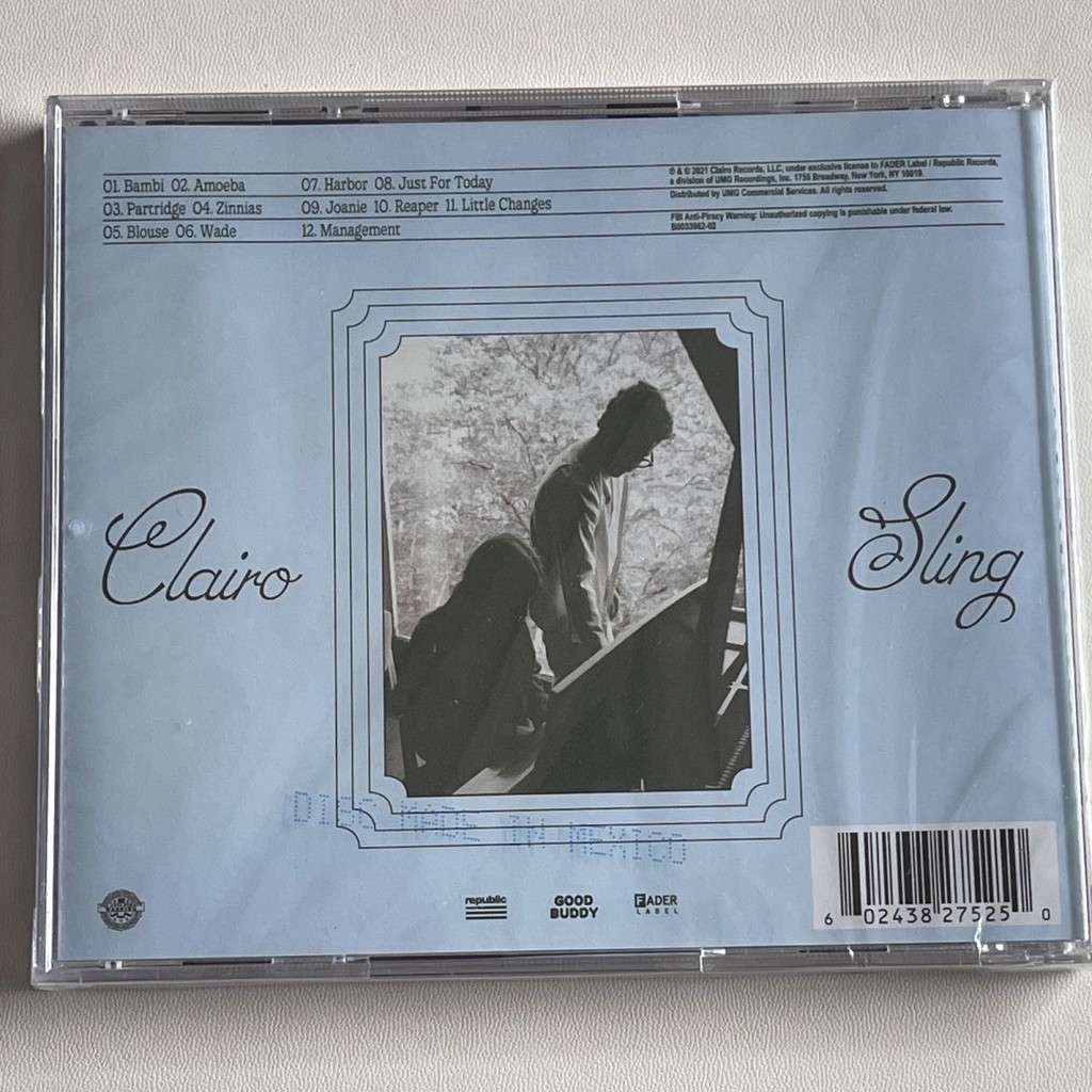 Pop DJ Baby Benz Clairo Music CD Sling Album Just For Today Music Record Cosplay Walkman Car