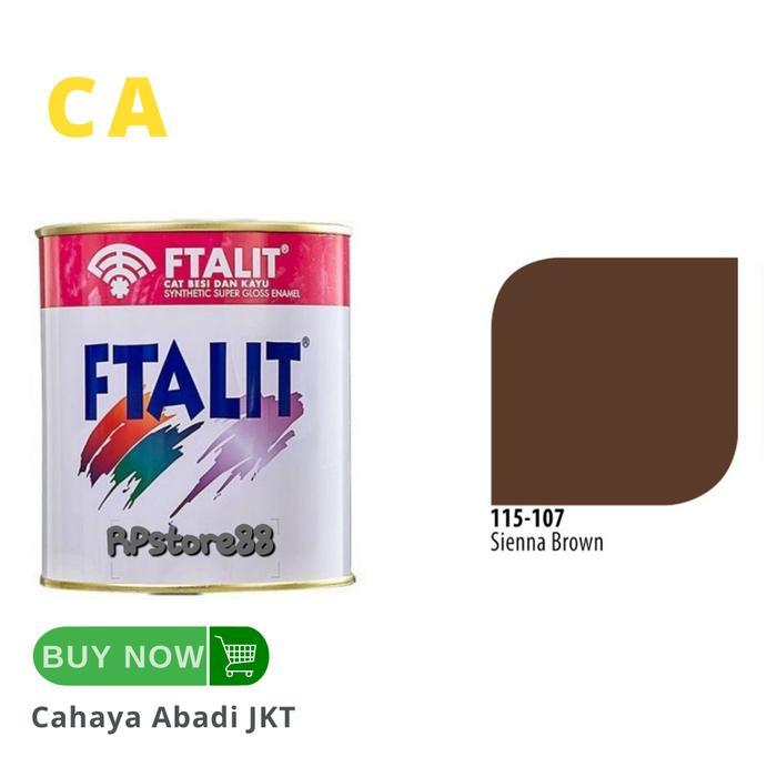 CAT MINYAK KAYU BESI FTALIT 107 SIENNA BROWN