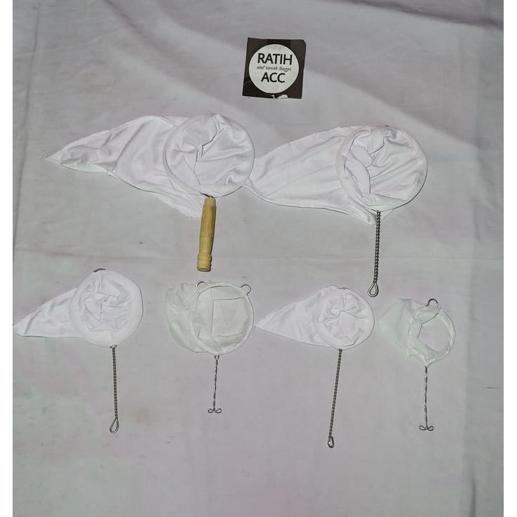 Saringan Air Teh Tarik Kopi Jus Jamu Santan Kain Majun Kasa Penyaring Filter Serbaguna Co