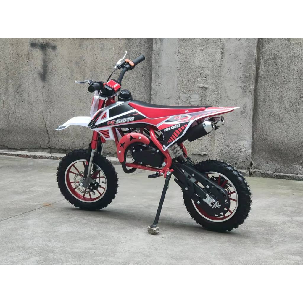 Motor Bensin Anak Trail MT4 Pc Moto Double Knalpot 2 Tak 50cc