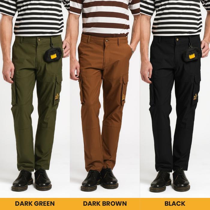 TERMURAH Emba Classic - Iron Celana Panjang Pria Cargo Collection READY STOCK