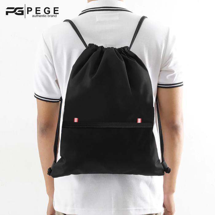 Tas Ransel Serut Multifungsi PEGE Kenzo String Bag Olaharaga - PG 9090 Olahraga Olahraga