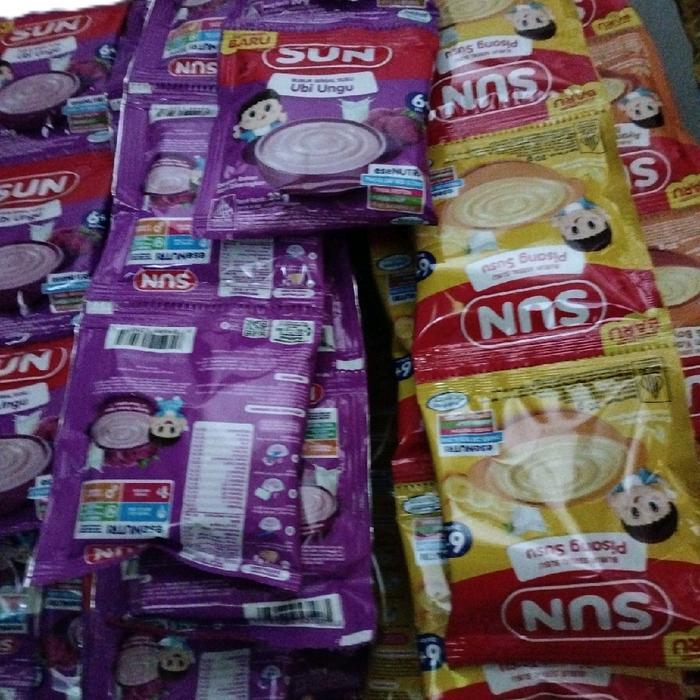 sun bubur bayi sun sereal 1 renceng 8sachet