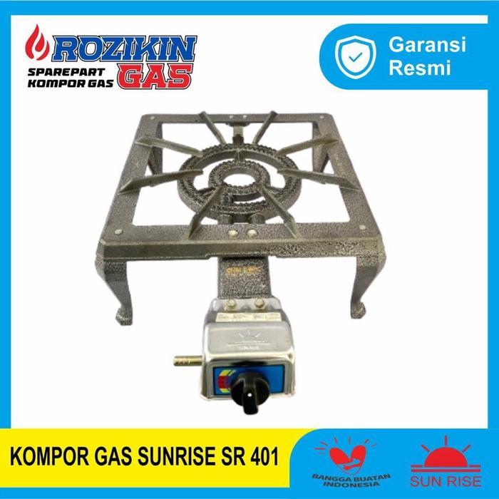 Kompor Gas Sunrise SR 401 Auto Meja Besi cor