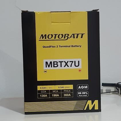 Aki Motor Yamaha R25 Motobatt Mbtx7U Aki Kering / Aki Gel