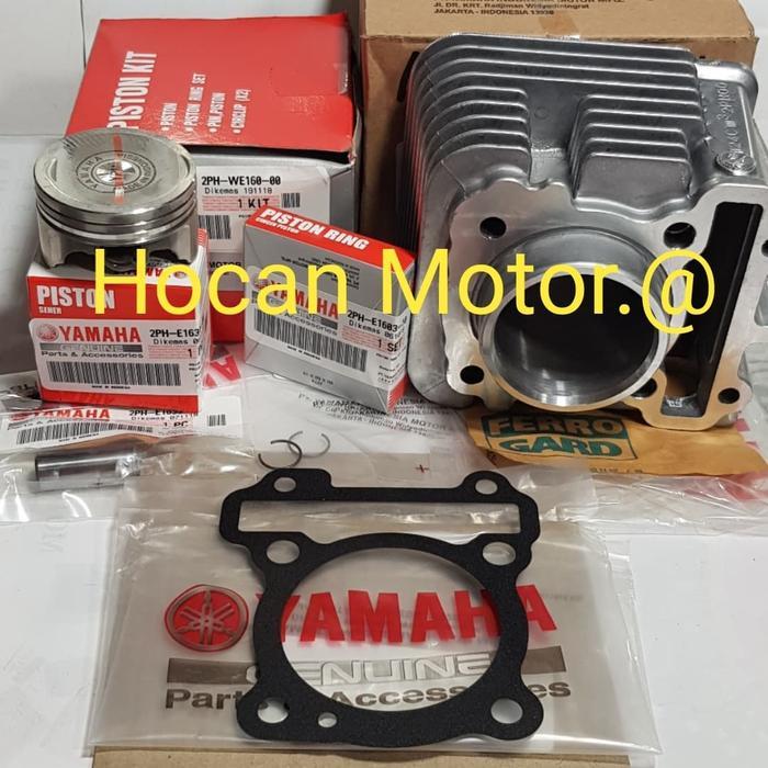 Blok Seher Piston Kit Paking Blok Cylinder Mio M3 125 Mio Z 125 Asli