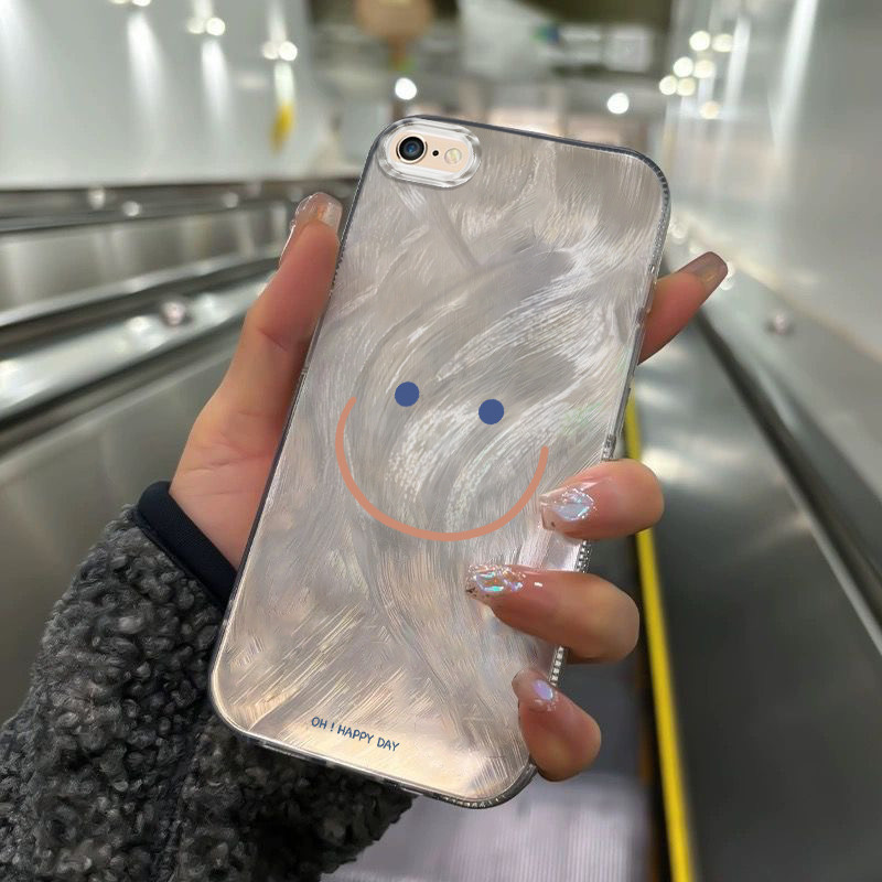 Casing Hp Untuk iPhone 7 Plus 8 Plus SE 2020 X Xr Xs Max Case Casing pola tertawa Kasing HP tipis Ce