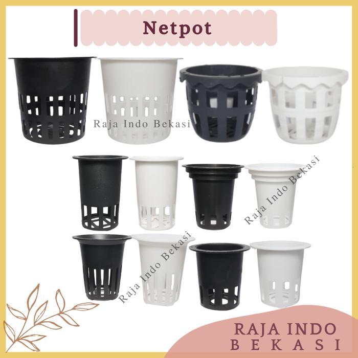Netpot 5 7 6 8 10 Hitam Putih Netpot Hidroponik 5cm 6cm 7cm Netpot 10