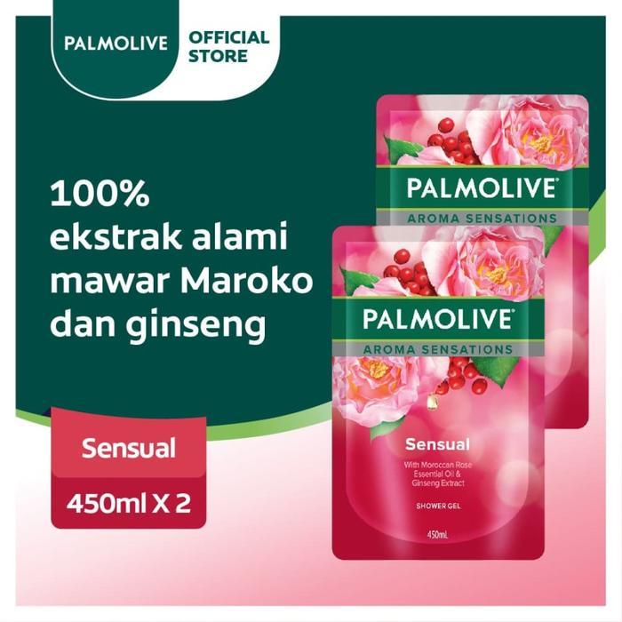 Palmolive Sabun Mandi Aroma Sensations Sensual Sabun Mandi Cair, Cleansing, Melembabkan Kulit, Sabun