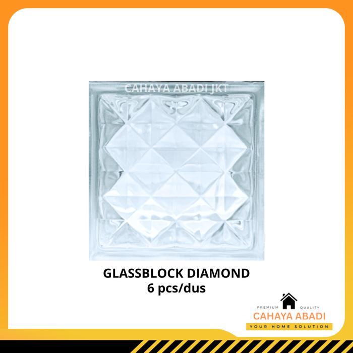 GLASS BLOCK MULIA DIAMOND Kaca Penerangan Kualitas Premium