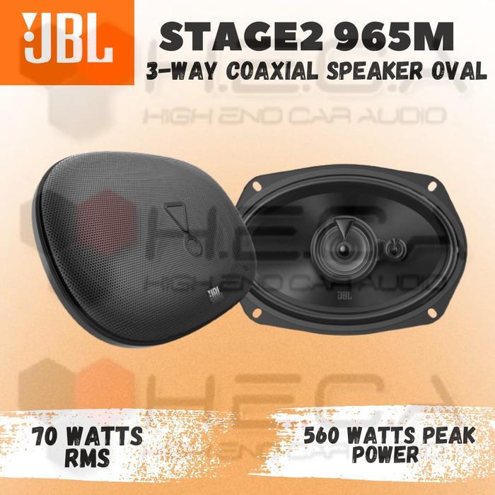 Ready JBL Stage2 965M Speaker 3-Way Coaxial Oval Stage 2 965 M Mobil Ovale