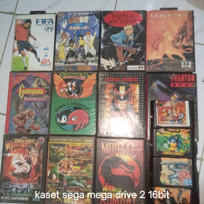 kaset sega mega drive 2