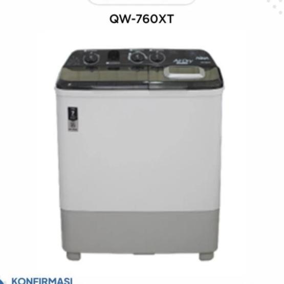 Mesin Cuci Aqua QW-760XT 7 kg AirDry QW760XT Hijab Series 760XT