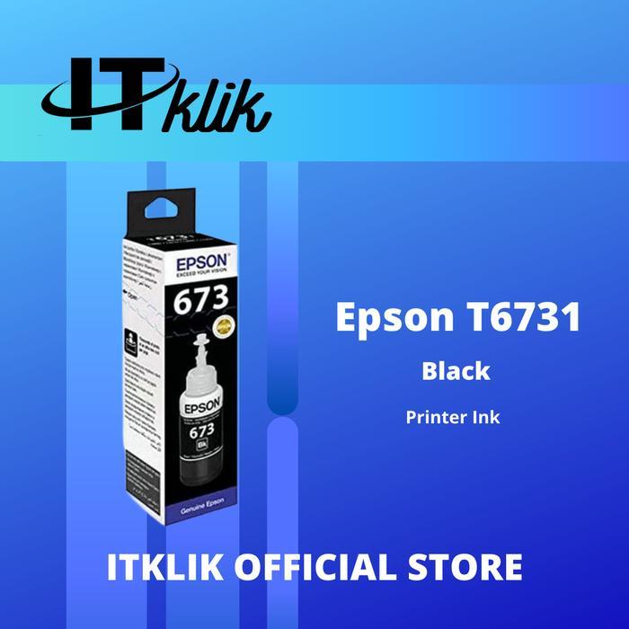 Tinta Epson 673 - Black TINTA ORIGINAL Tinta Printer L800/L1800/L850