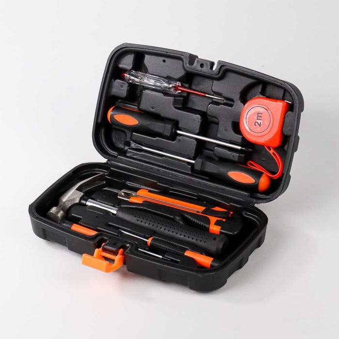 Toolkit Lengkap Obeng Tang Alat Set Perkakas Palu Cutter Meteran