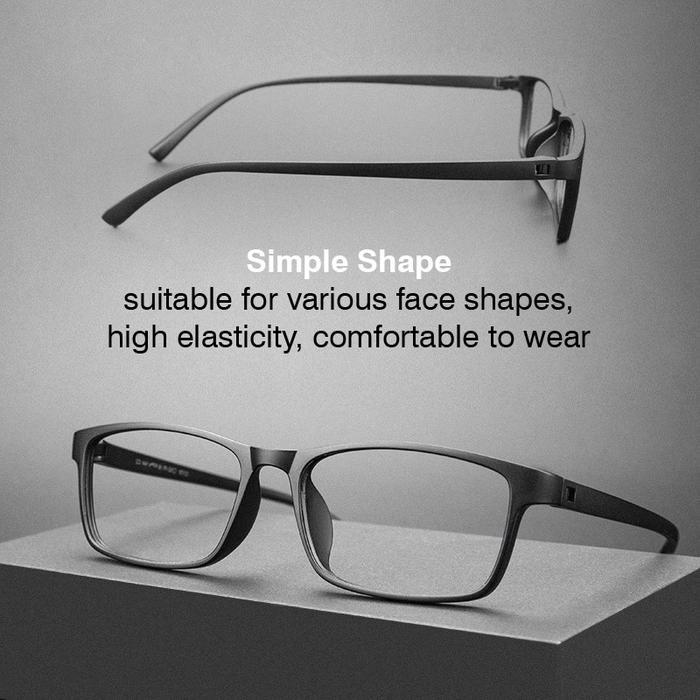Kacamata Frame TR 90 Lensa Normal / TR90 Glasses