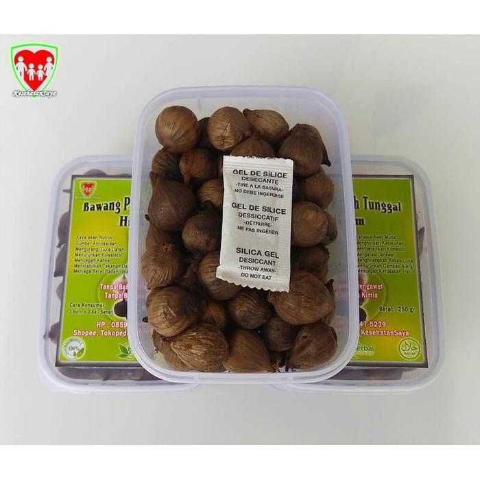 BAWANG HITAM TUNGGAL 250 GRAM, BAWANG FERMENTASI