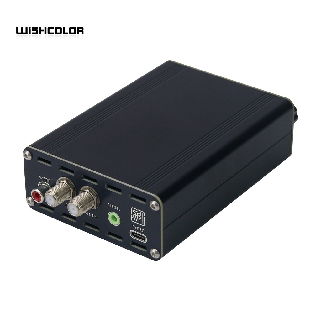 Wishcolor Yl-530S New Full Band Hifi Mini Dsp Digital Tuner Type-C Charging Diy Dsp Radio Tuner