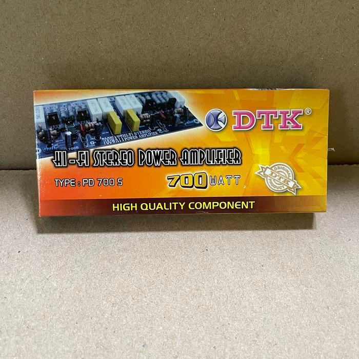 DTK Kit Hifi Stereo Power Amplifier 700 watt Driver st 700w PD 700s