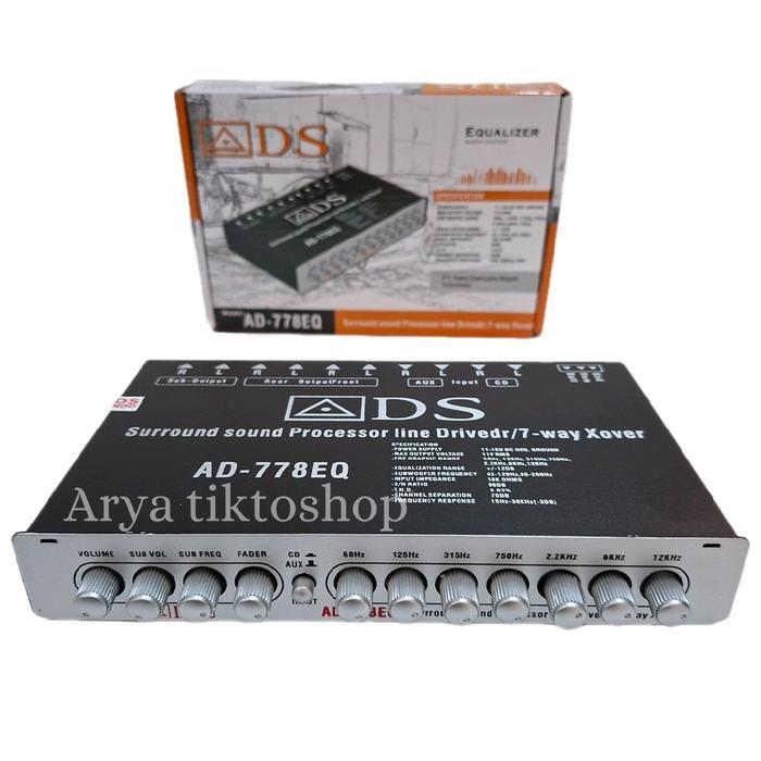 Pream Parametrik ADS AD 778 7BAND Equalizer Parametrik ADS AD 778 Pream EQualizer 7BAND High Quality
