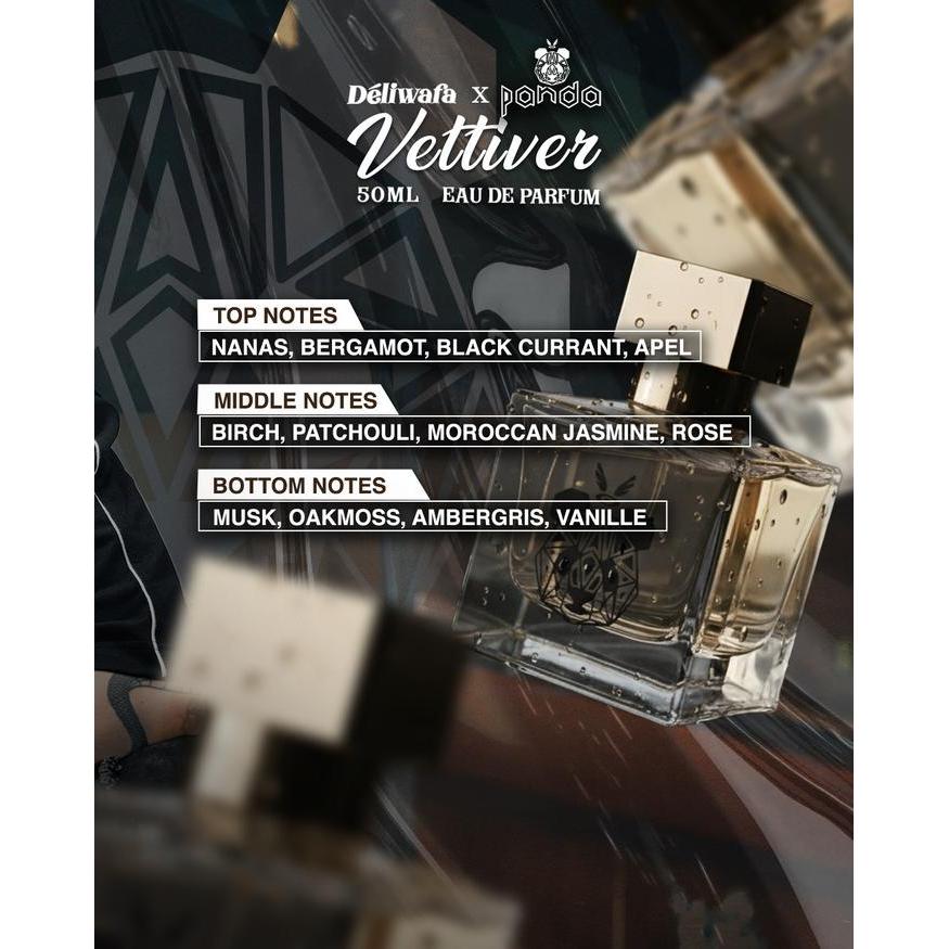 PANDA X DELIWAFA PARFUM 50 ML Unisex Perfume Wanita Pria