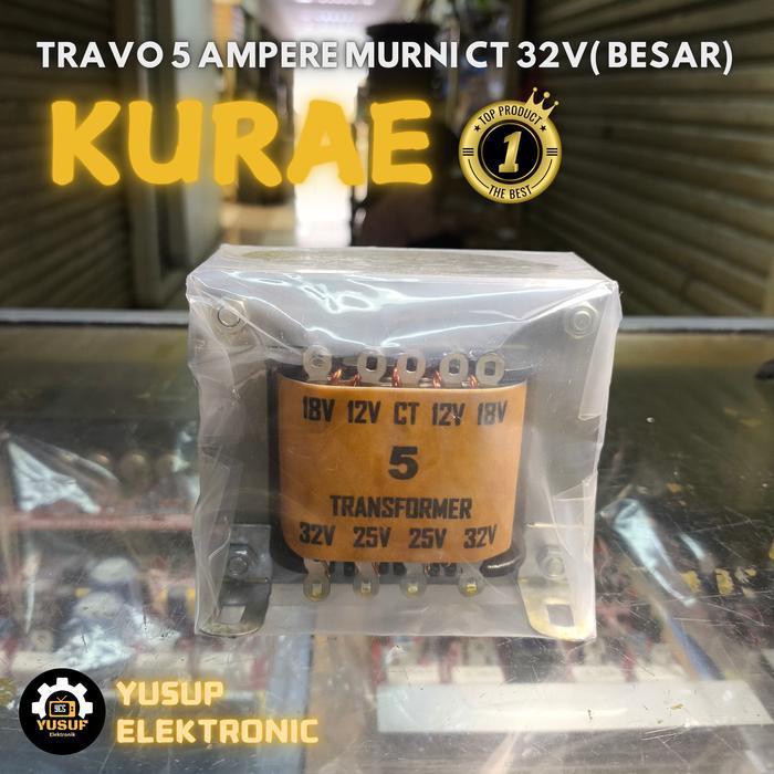 TRAFO TRAVO 5 AMPERE MURNI KURAE BESAR BEST QUALITY