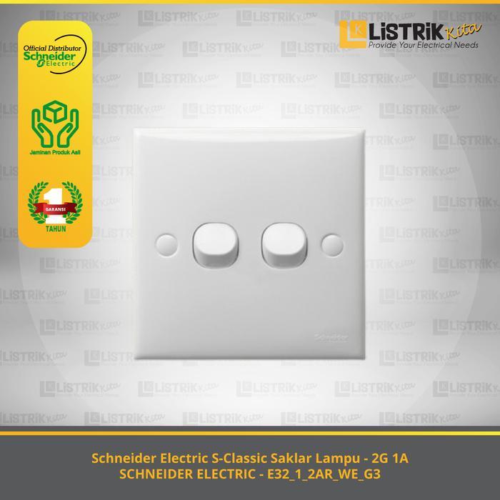 Schneider Electric S-Classic Saklar Lampu