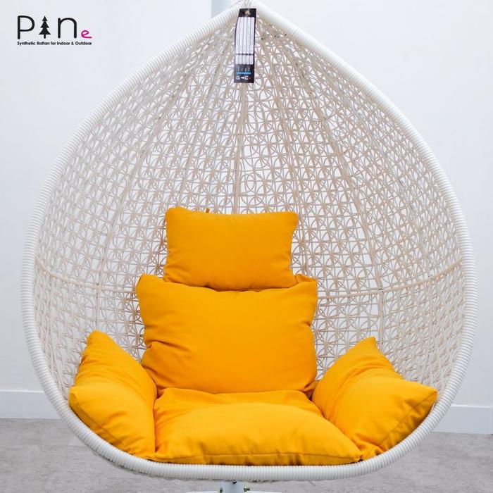 Ayunan Gantung Rotan Sintetis / Kursi Santai - Bandulan Pear Hanging Chair
