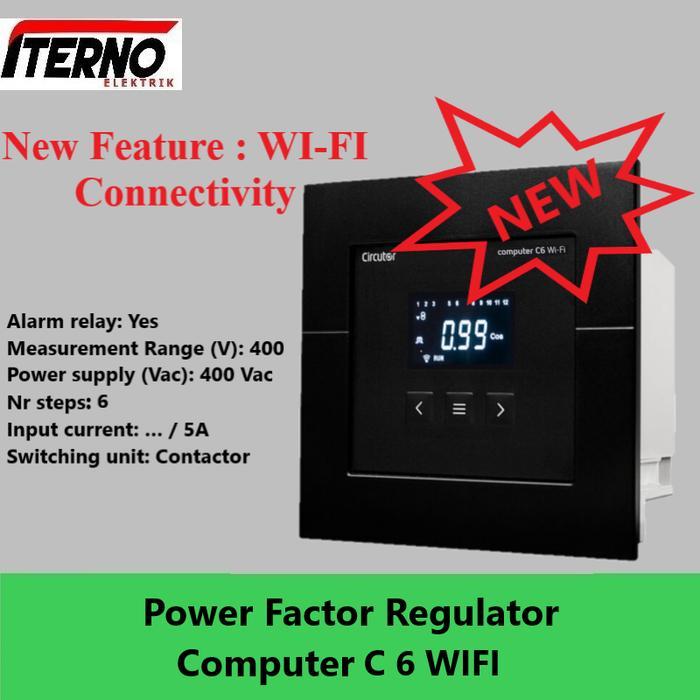 Power Factor Regulator Computer Max 6 Step Circutor
