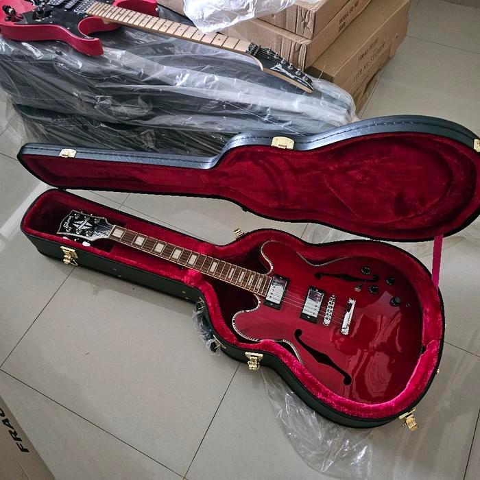TERLARIS Hardcase untuk gitar semi hollow/hollow body new