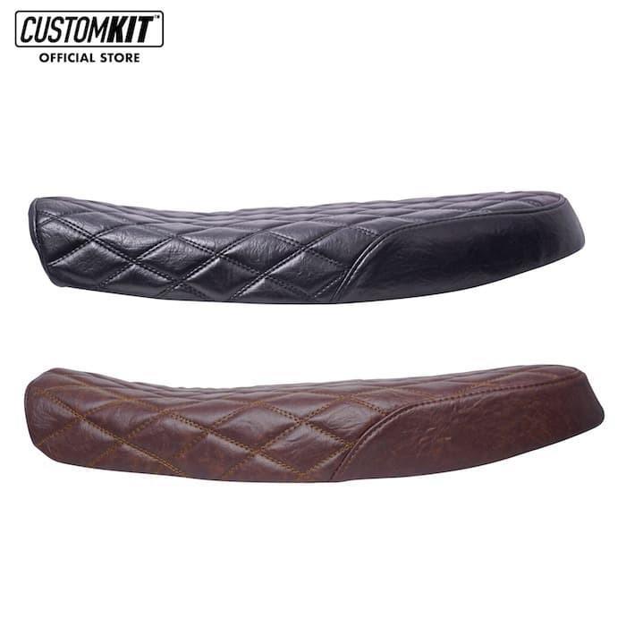 Jok Customkit Motif Diamond/Wajik Kawasaki W175