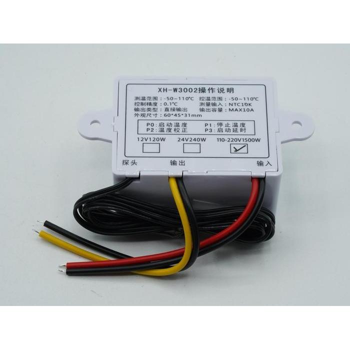 Xh-W3002 Xh-3002 Ac 110-220V 1500W Digital Temperature Controller Thermostat Pengatur Suhu High