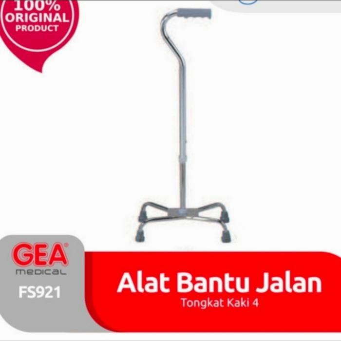 Ready tongkat kaki 4 gea /alat bantu jalan tongkat 4