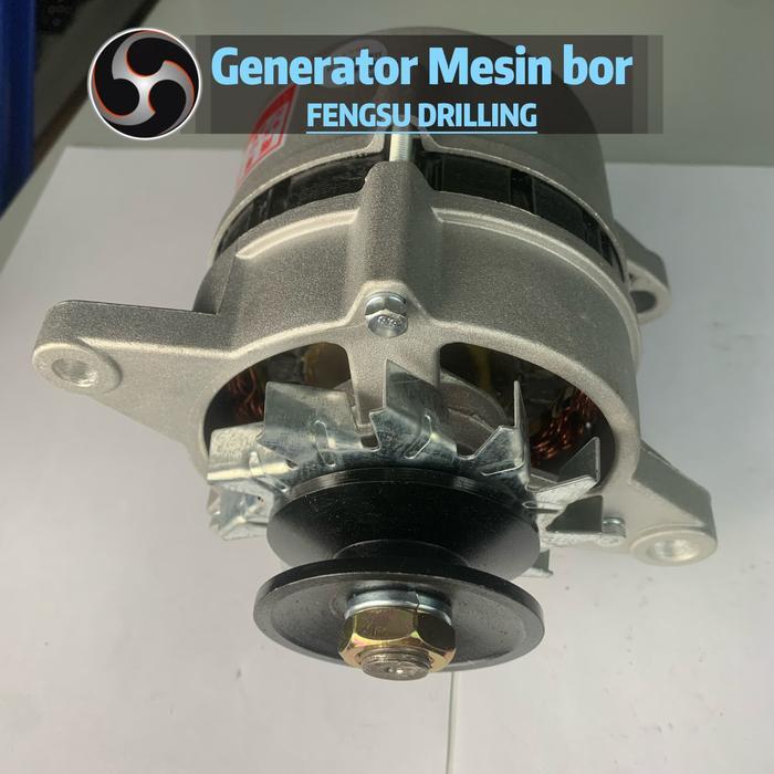 FENGSU DRILLING Generator DC Magnet Permanen 12V 1200W Untuk Mesin Diesel Crawler / Rig Bor Genset