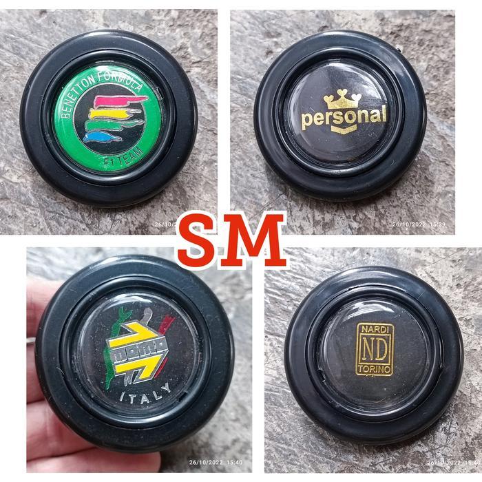 tombol klakson pencetan klakson stir racing logo momo kw