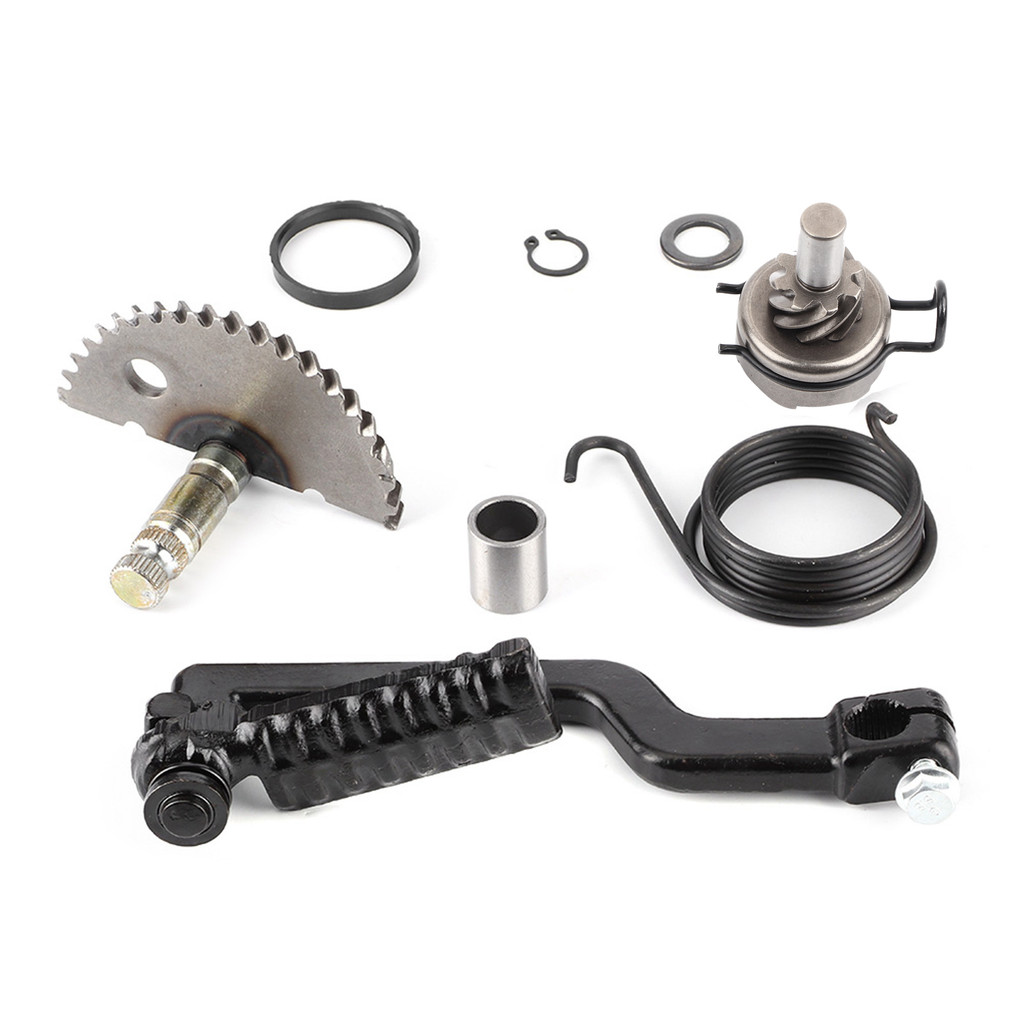 Motorcycle Starter Lever Shaft Gear Assembly Kit Replacement For Gy6 49Cc 50Cc 80Cc 100Cc Scooter