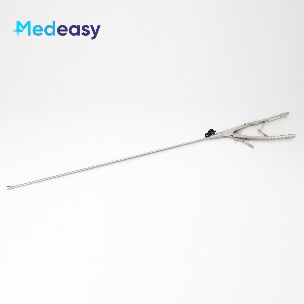 PROMO   Laparoscopic Surgical Needle Holder High Quality 5x450mm  Long XK2SN REKOMENDASI
