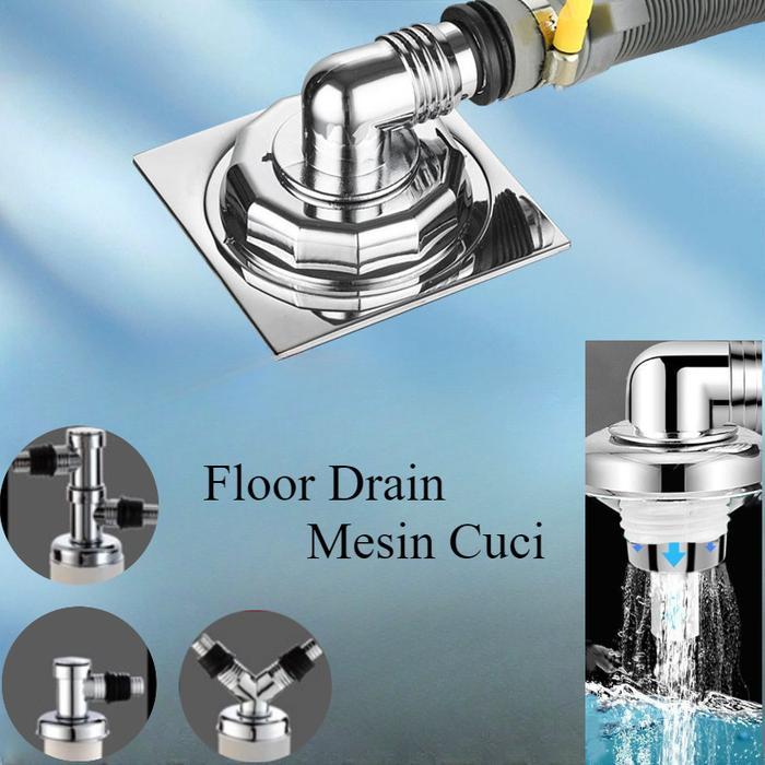 Vinnatsu-Pembuang Air Mesin Cuci Ke Saluran Air Pembuang Air Mesin Floor drain mesin cuci full set