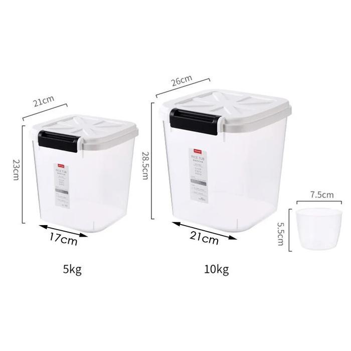 tempat beras rice box tempat penyimpanan beras kedap udara