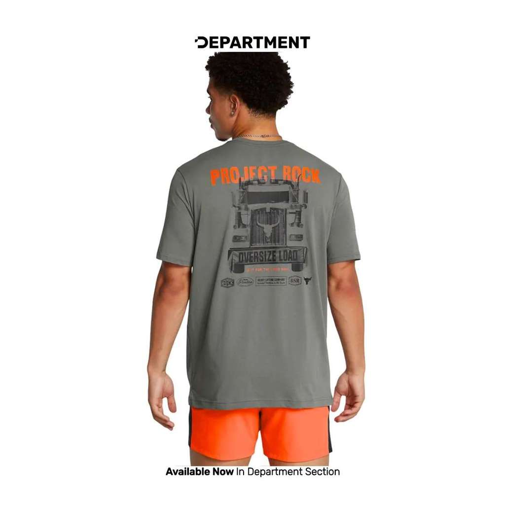 UNDER ARMOUR Kaos Pria PROJECT ROCK 60/40S 1386909709 ORIGINAL