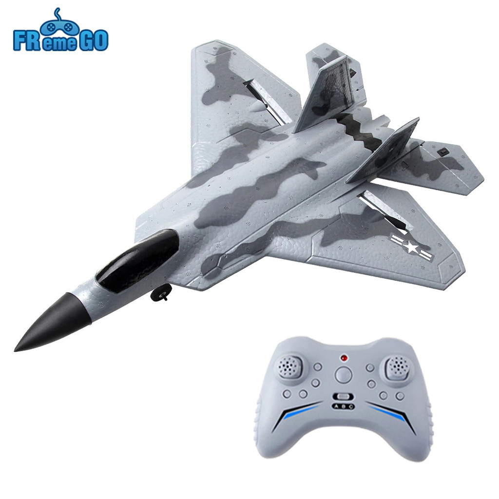 FX922 RC Plane 2.4G 2CH/4CH Remote Control Airplane F-22 Raptor Fighter EPP Foam Glider Aircraft